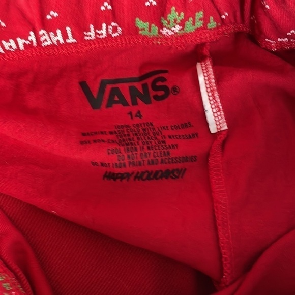 Vans unisex holidays Christmas 2pcs pajamas - Picture 7 of 7